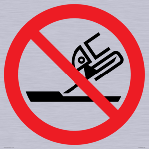 Prohibition: Do not use for face grinding